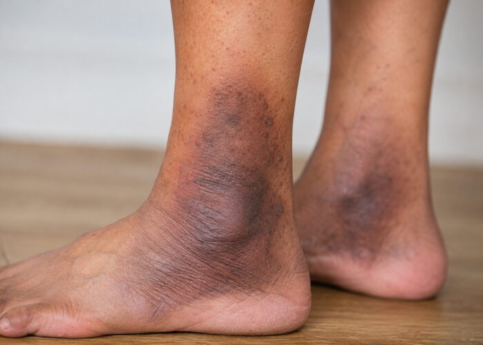 Dark Skin Around the Ankles? It May Be a Vein Condition