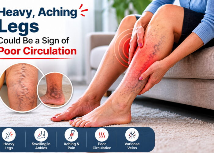 Heavy, Aching Legs Could Be a Sign of Poor Circulation