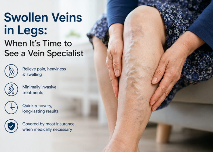 Swollen Veins in Legs: When It’s Time to See a Vein Specialist