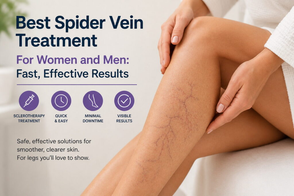 Best Spider Vein Treatment for Women and Men: Fast, Effective Results