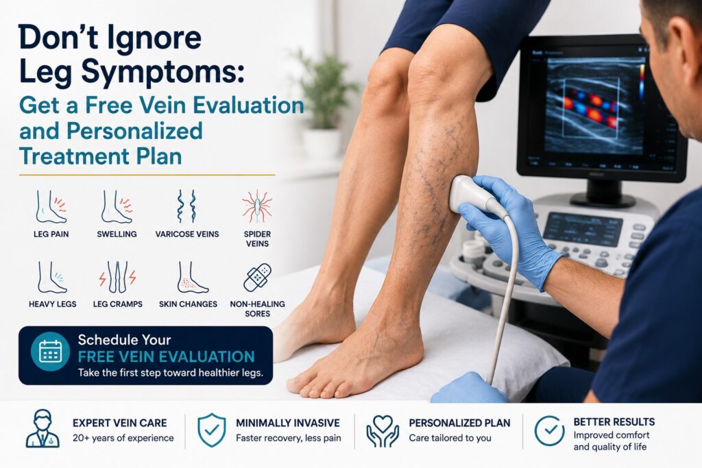 Don't Ignore Leg Symptoms: Get a Free Vein Evaluation and Personalized Treatment Plan