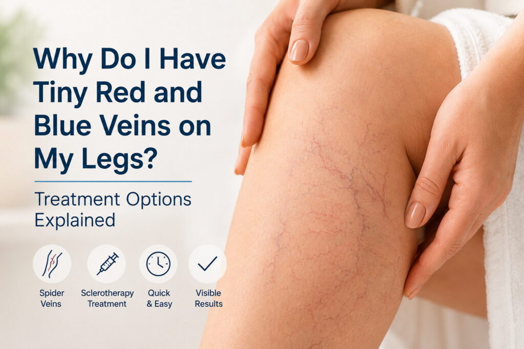 Why Do I Have Tiny Red and Blue Veins on My Legs? Treatment Options Explained