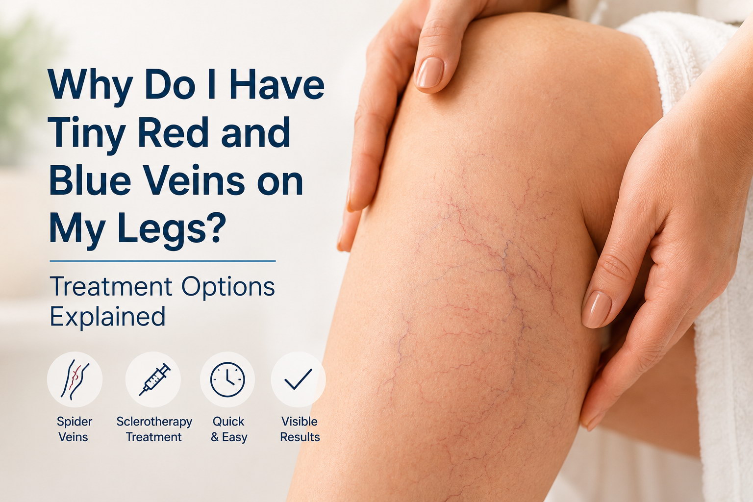 Why Do I Have Tiny Red and Blue Veins on My Legs? Treatment Options Explained