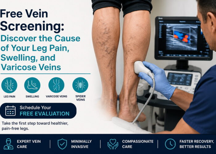 Free Vein Screening: Discover the Cause of Your Leg Pain, Swelling, and Varicose Veins